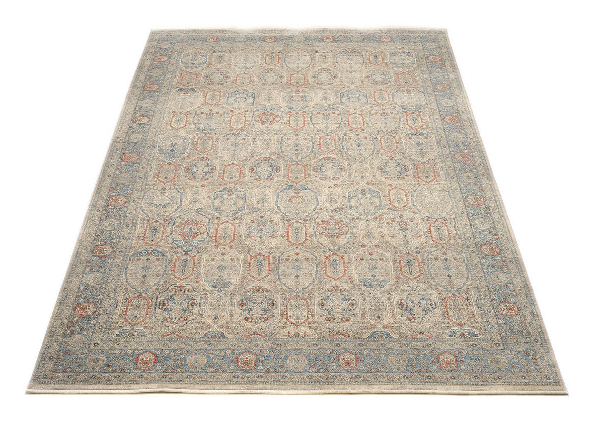 LÄUFER 80/240 cm  - Blau/Grau, Design, Textil (80/240cm) - Cazaris