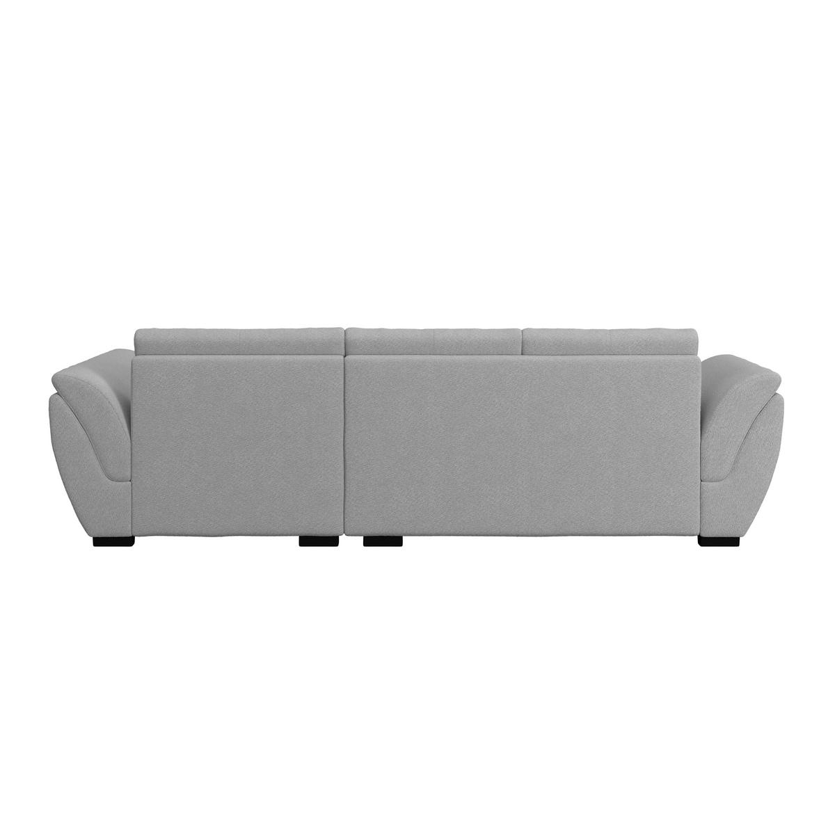 ECKSOFA Dunkelgrau  - Dunkelgrau/Schwarz, Konventionell, Textil (278/187cm) - MID.YOU