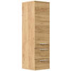 MIDISCHRANK 35,2/120/35,8 cm  - Eichefarben, Basics, Glas/Holzwerkstoff (35,2/120/35,8cm) - MID.YOU