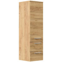 MIDISCHRANK 35,2/120/35,8 cm  - Eichefarben, Basics, Glas/Holzwerkstoff (35,2/120/35,8cm) - MID.YOU