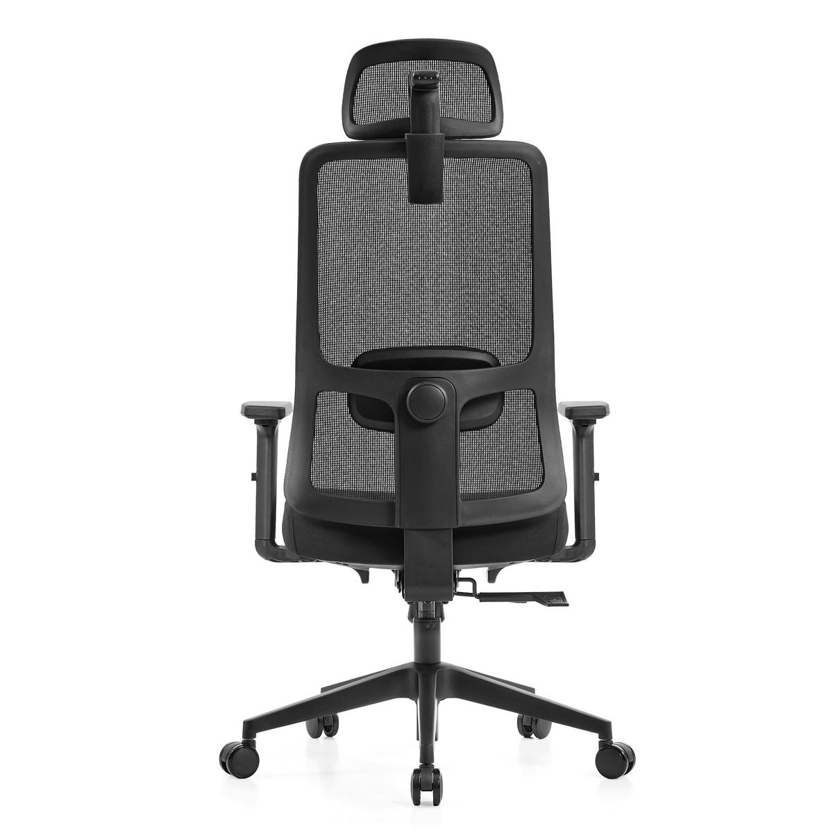 UREDSKI STOLAC    - crna, Moderno, metal/plastika (66/125/69cm)