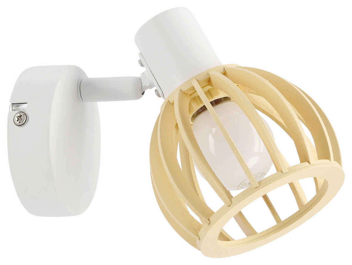 WANDSTRAHLER 15/12/10 cm   - Weiß, Basics, Metall (15/12/10cm)