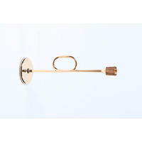 STOJAN NA SVIEČKU  kov - zlatá, Design, kov (8/26/2,5cm) - Ambia Home