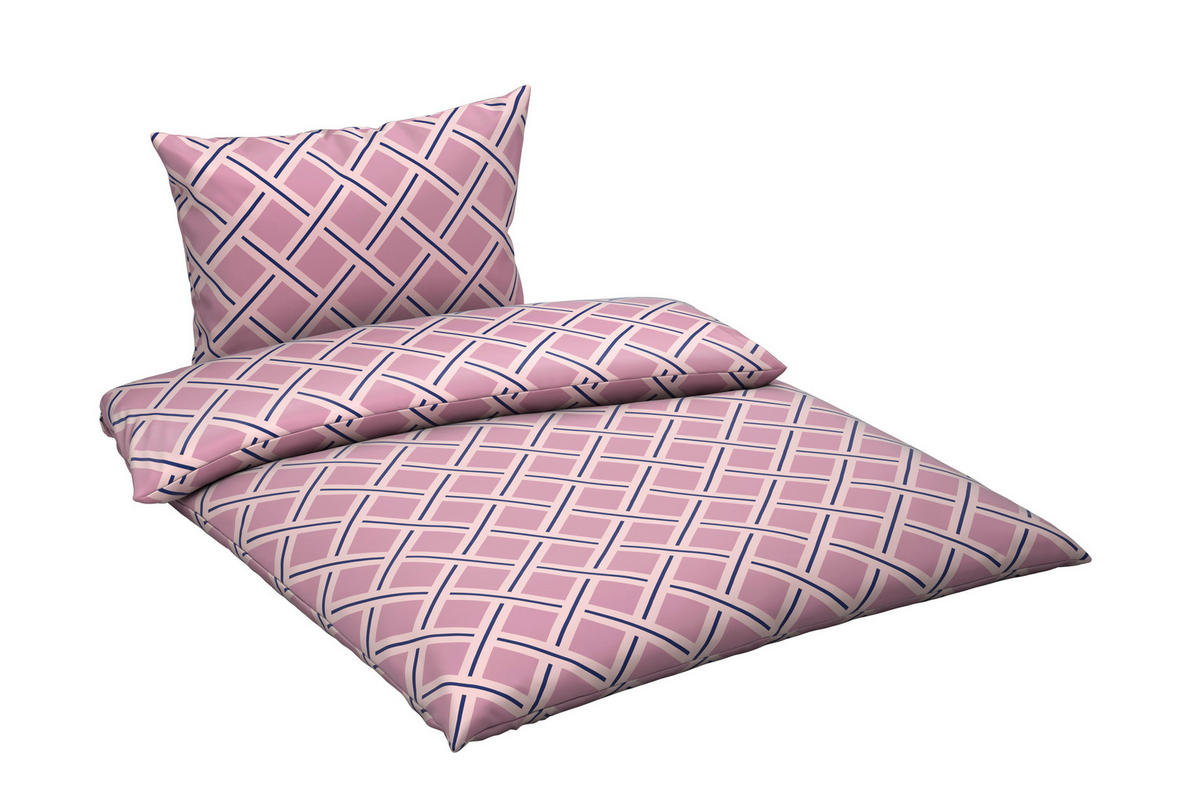 PÅSLAKANSET satin 150/210 cm  - mauve, textil (150/210cm) - Novel