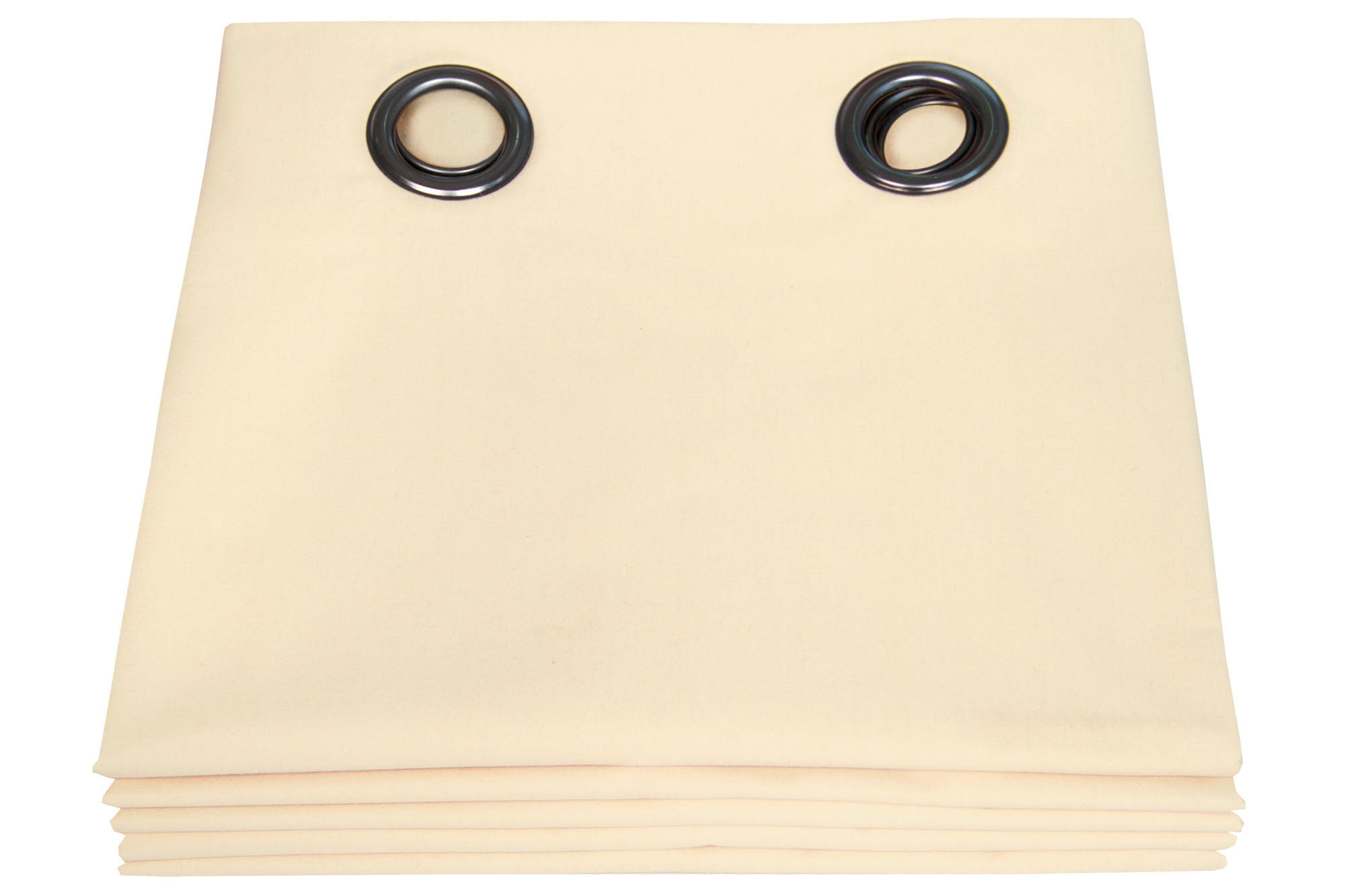 VERDUNKELUNGSVORHANG black-out (lichtundurchlässig)  - Beige, Basics, Textil (135/250cm)