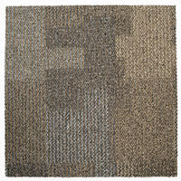 TEPPICHFLIESE 50/50 cm  in Grau, Hellbraun  - Hellbraun/Grau, Basics, Textil (50/50cm)