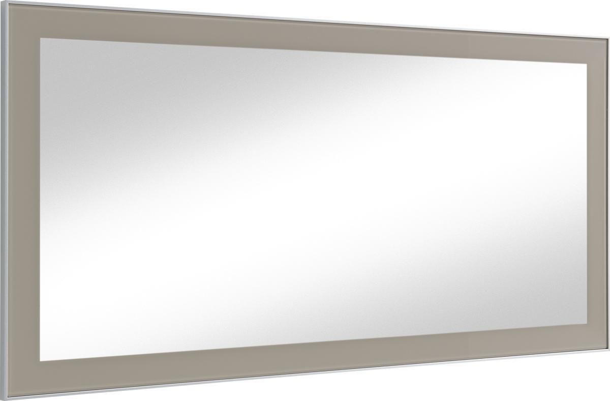 WANDSPIEGEL 120/60/2 cm in rechteckig - Taupe, Design, Glas (120/60/2cm)