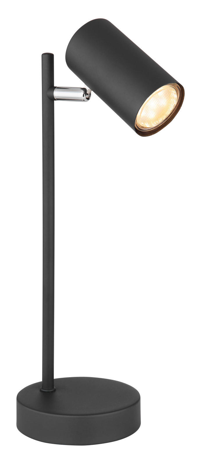 LAMPA NA PSACÍ STŮL, GU10, 12/35 cm  - černá, Basics, kov (12/35cm)