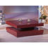 COUCHTISCH Rot - Chromfarben/Rot, Design (75/75/30cm) - Carryhome
