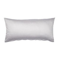 KISSENHÜLLE Giorgio 40/80 cm  - Weiß/Braun, KONVENTIONELL, Textil (40/80cm) - Janine