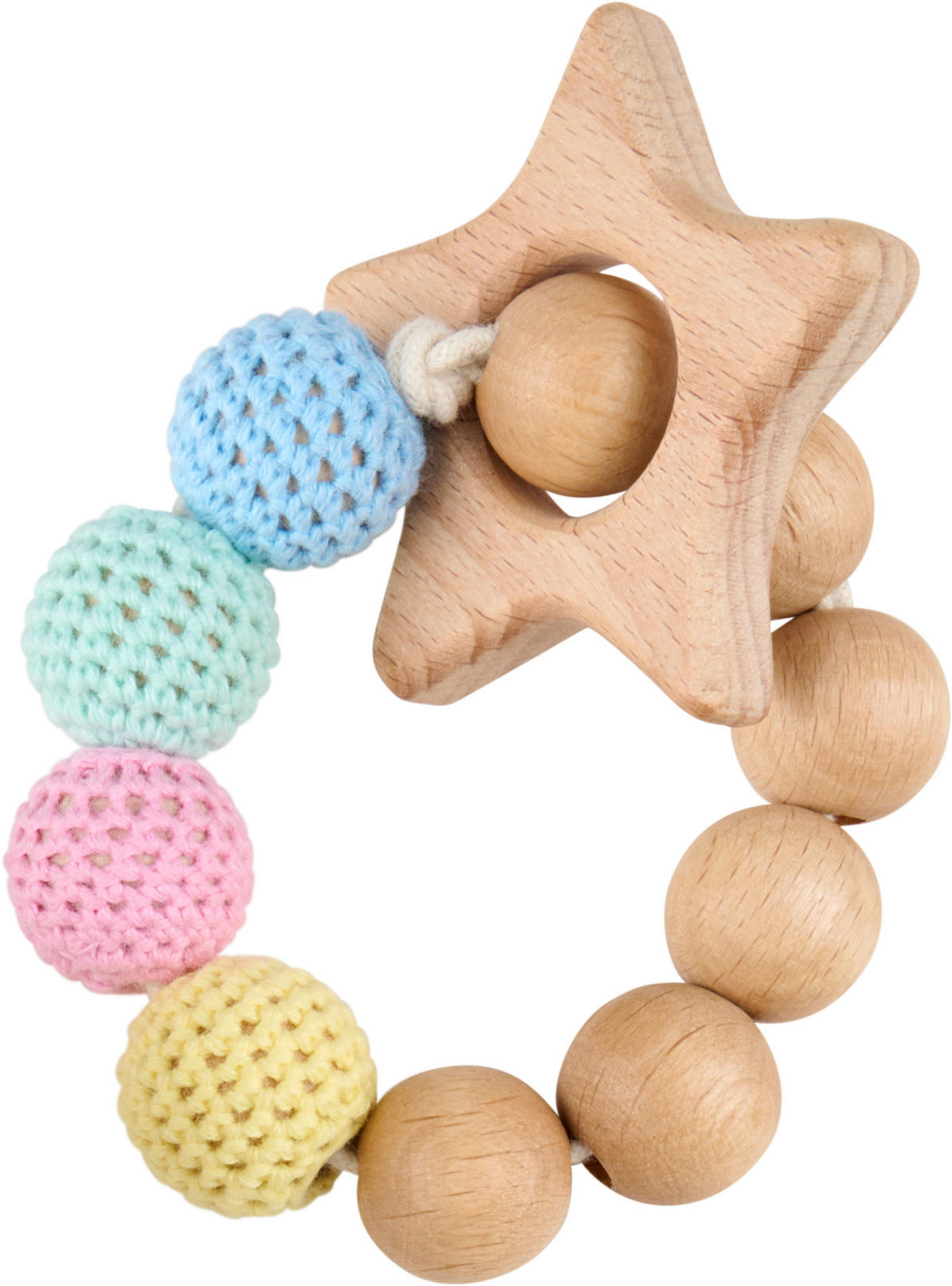 KINDERSPIELSET  - Multicolor, Basics, Holz/Textil - Patinio