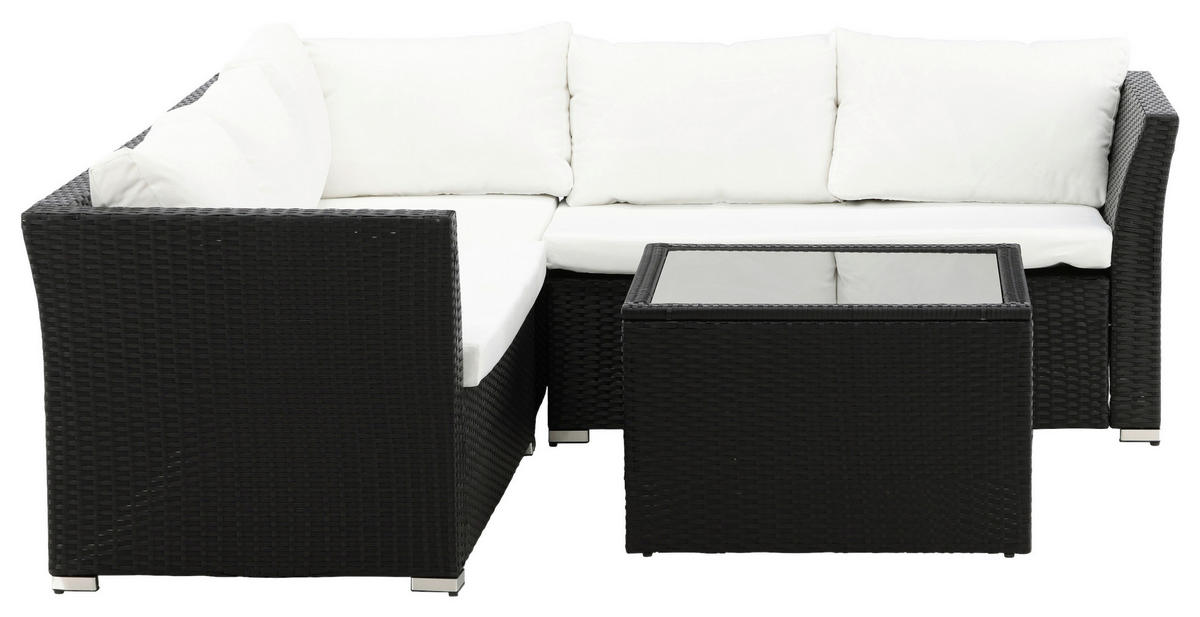 LOUNGEGRUPP  - svart, Klassisk, plast - Gardenson