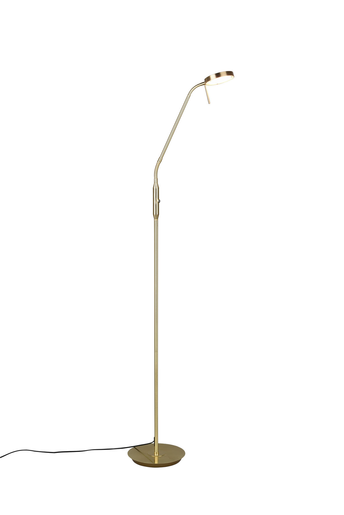 LED-STEHLEUCHTE - Messingfarben, Basics, Metall (145/25/50cm) - Trio Leuchten