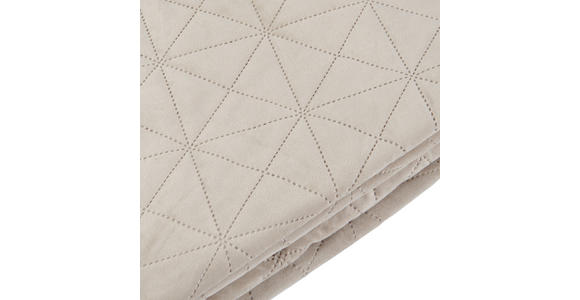 TAGESDECKE 220/240 cm - Taupe, Design, Textil (220/240cm) - Novel
