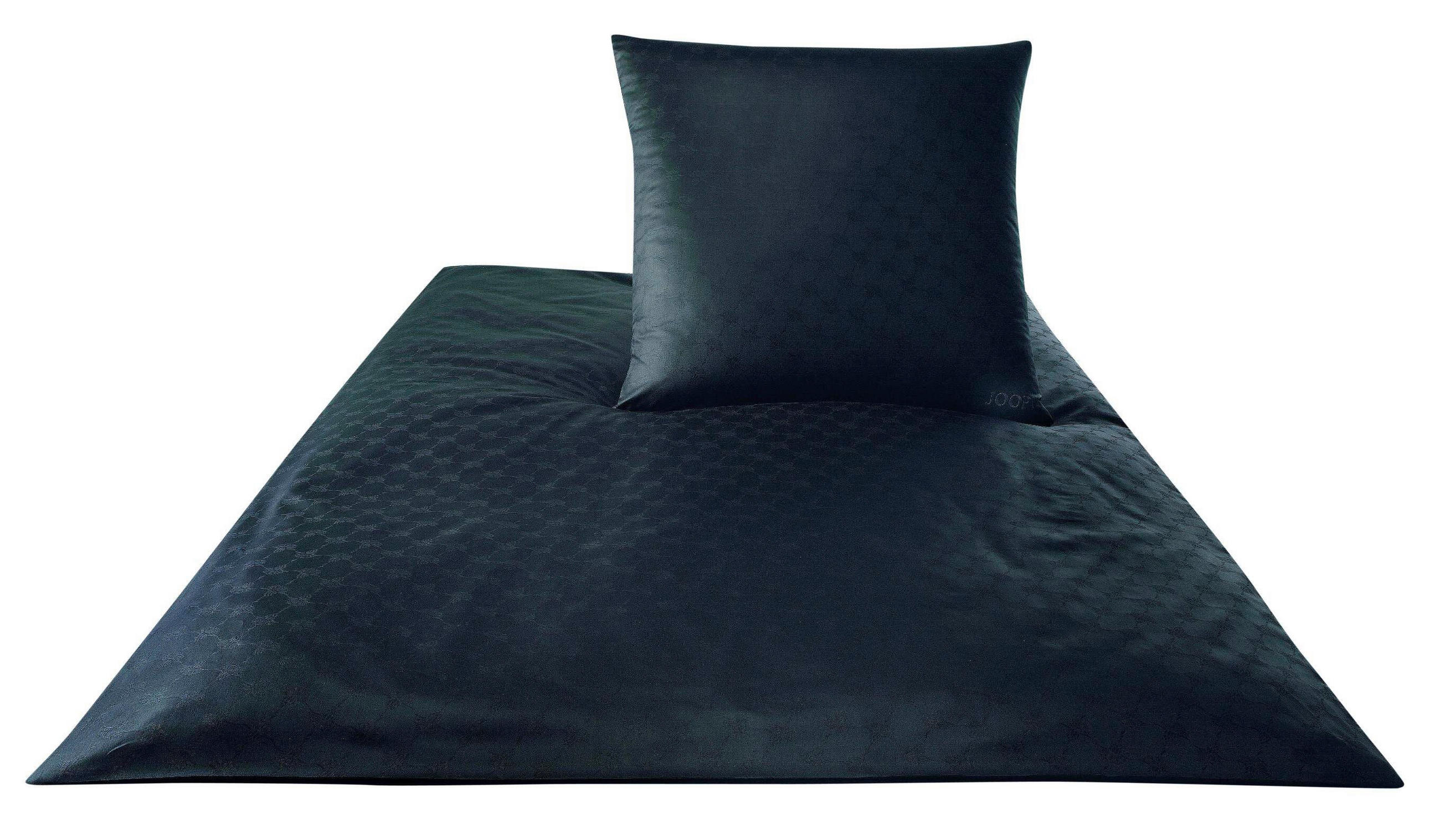 DUVETBEZUG Jacquard 160/210 cm  - Schwarz, Design, Textil (160/210cm) - Joop!