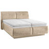 POLSTERBETT 180/200 cm  in Beige  - Weiss/Beige, Konventionell, Holz/Holzwerkstoff (180/200cm) - Beldomo - Sleep