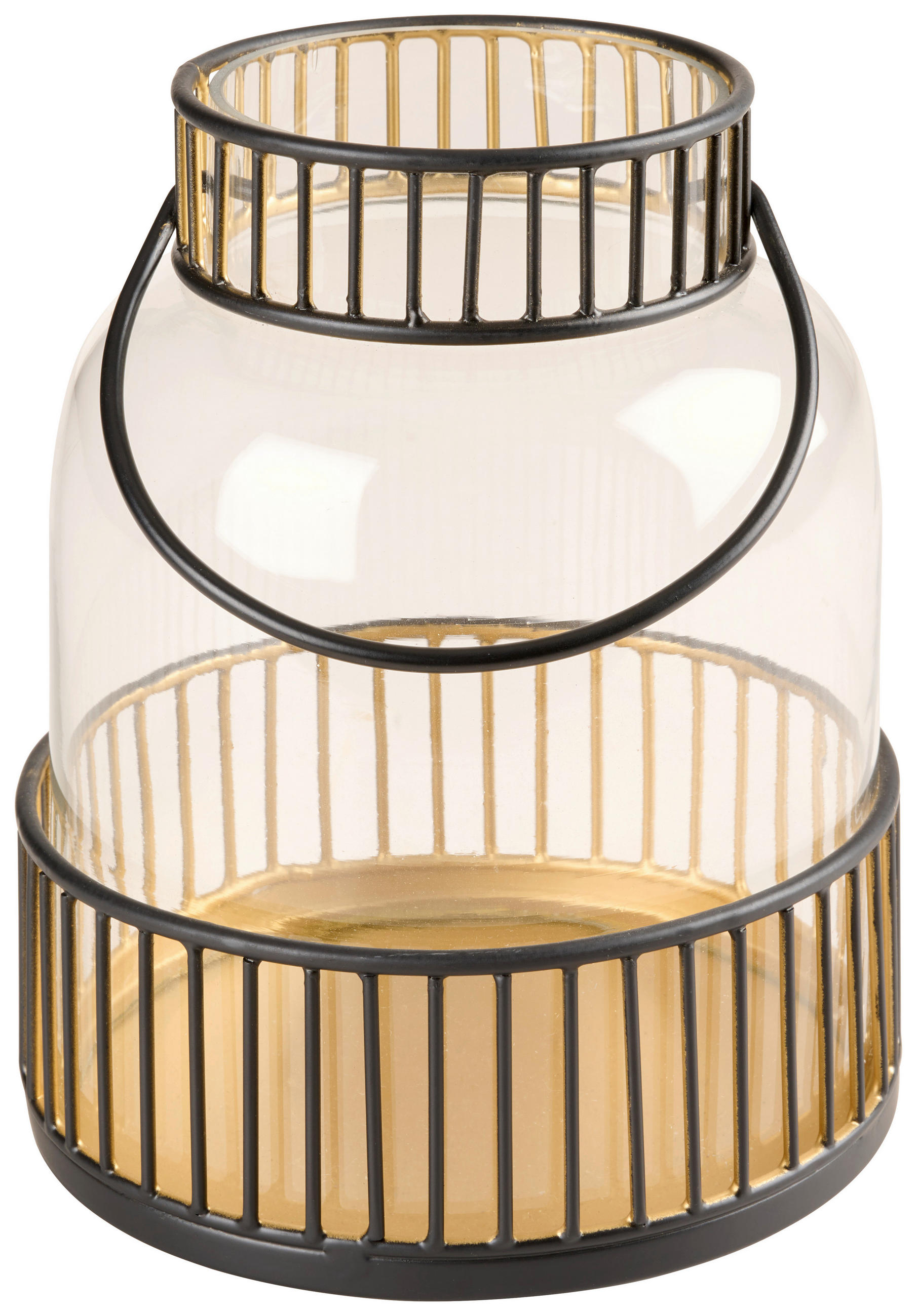 FELINAR - auriu/negru, Design, sticlă/metal (16/20cm) - Ambia Home