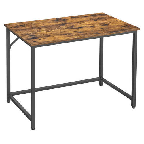 SCHREIBTISCH 100/50/75 cm  in Braun, Schwarz  - Schwarz/Braun, Basics, Holzwerkstoff/Metall (100/50/75cm) - Boxxx