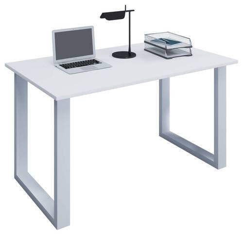 SCHREIBTISCH 110/80/76 cm  in Weiß  - Weiß, MODERN, Holzwerkstoff/Metall (110/80/76cm) - MID.YOU