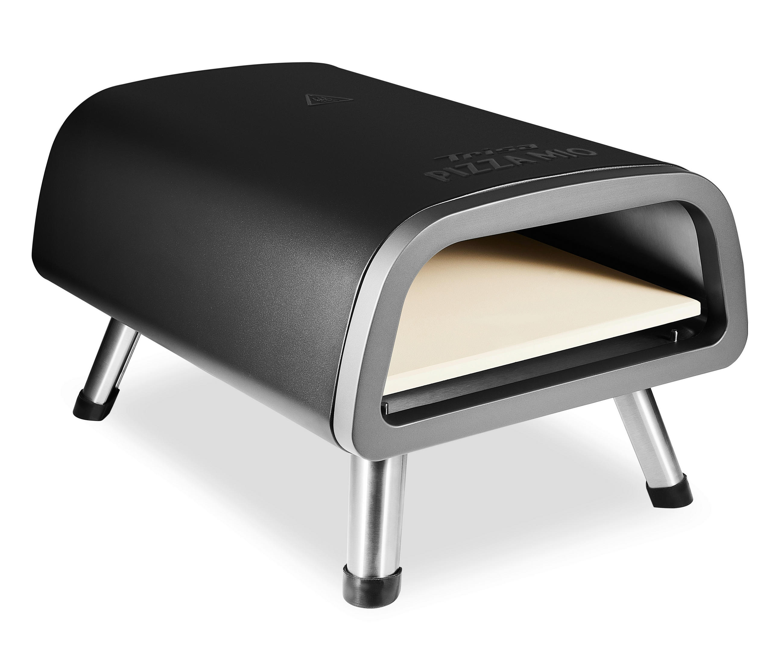 PIZZAOFEN  - Anthrazit, Trend, Metall (59/29,5/36cm) - Trisa Electronics