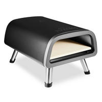 PIZZAOFEN  - Anthrazit, Trend, Metall (59/29,5/36cm) - Trisa Electronics