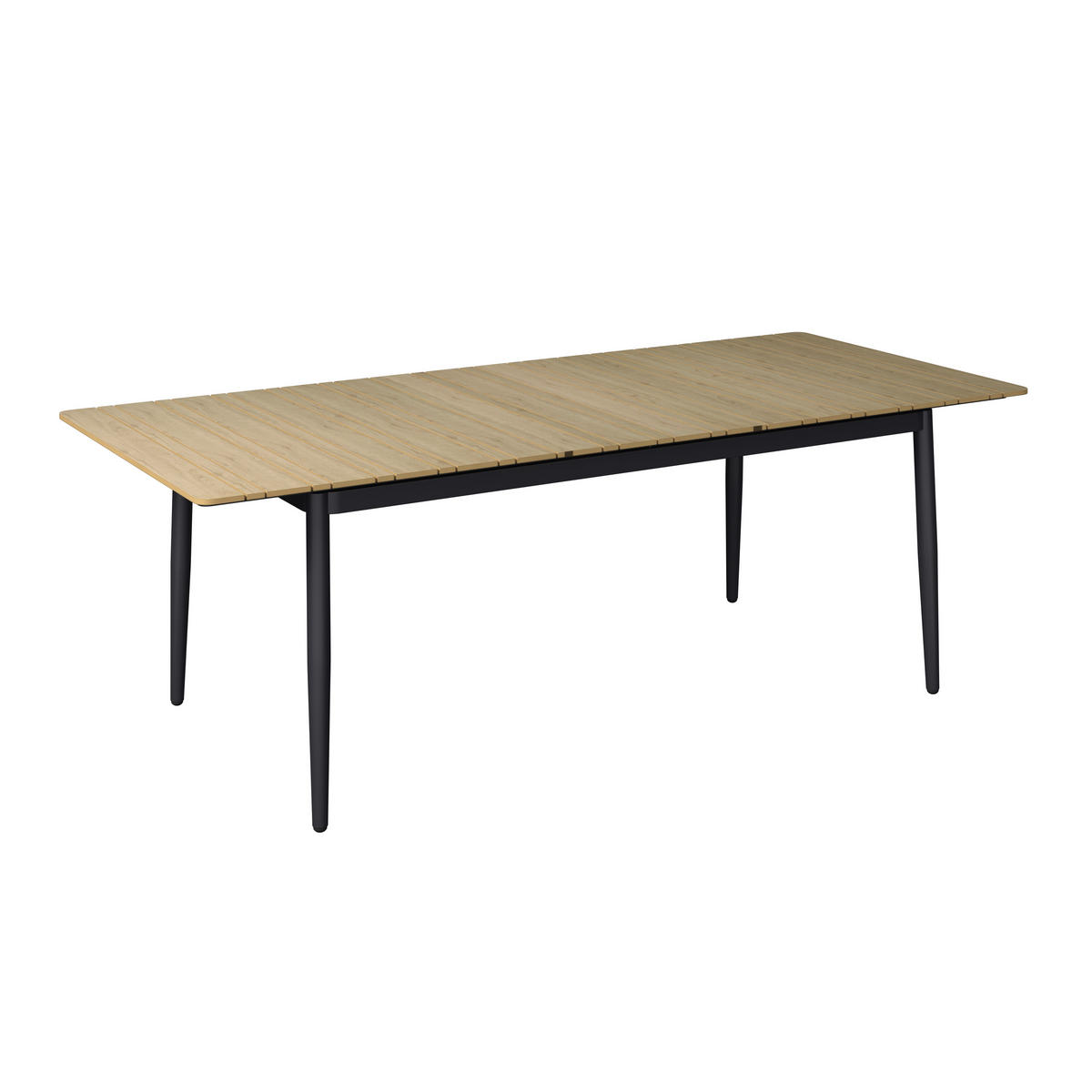 GARTENTISCH 180-235/100/76 cm  - Anthrazit/Beige, MODERN, Kunststoff/Metall (180-235/100/76cm) - Ambia Garden