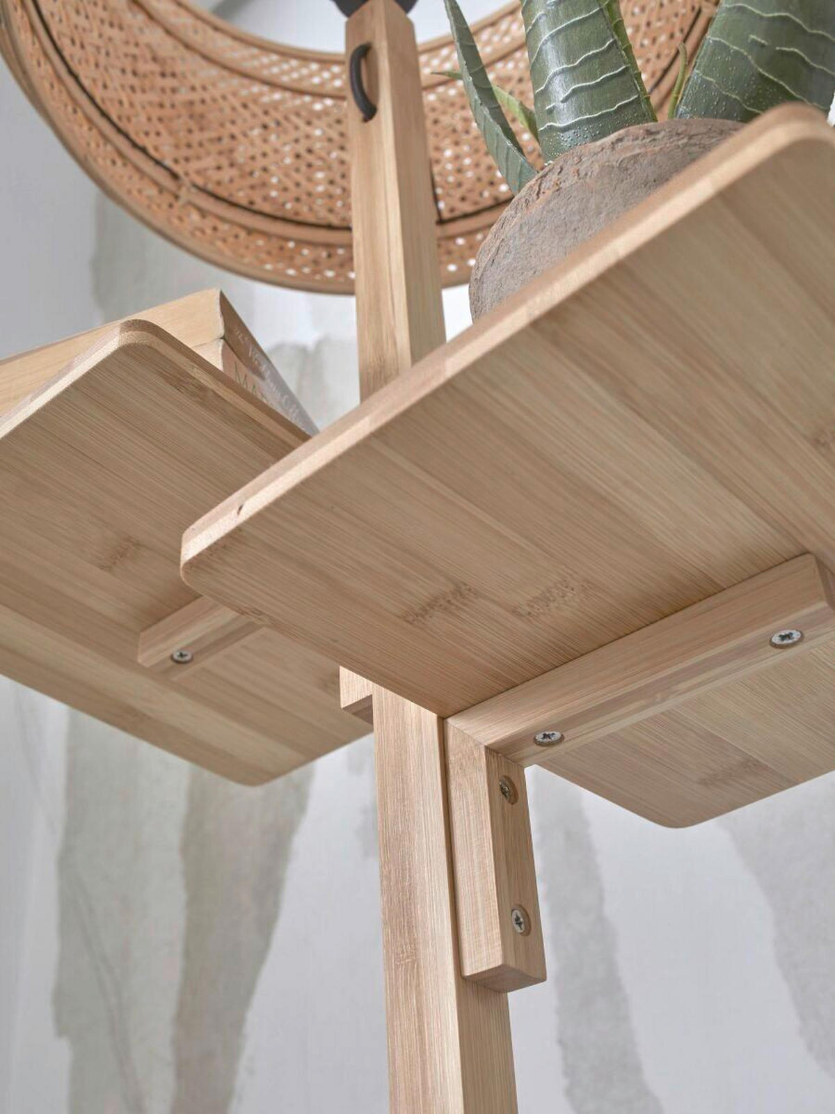 STOJACÍ LAMPA, 50/50/158 cm - přírodní barvy, Trend (50/50/158cm) - Good & Mojo