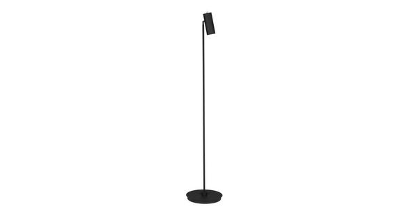 STEHLEUCHTE 27/140 cm - Schwarz, Design, Metall (27/140cm) - Novel
