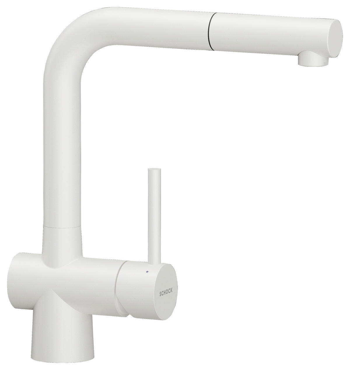 KÜCHENARMATUR 517120POL  - Weiß, Basics, Stein/Metall (5,1/28,5/21,6cm) - Schock