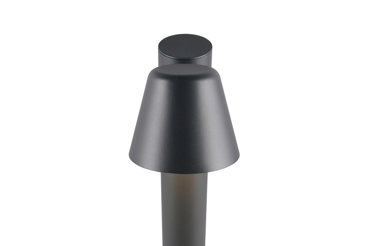 WEGELEUCHTE Beni 11.5/60/20 cm  - Klar/Anthrazit, Design, Glas/Metall (11.5/60/20cm) - Trio Leuchten