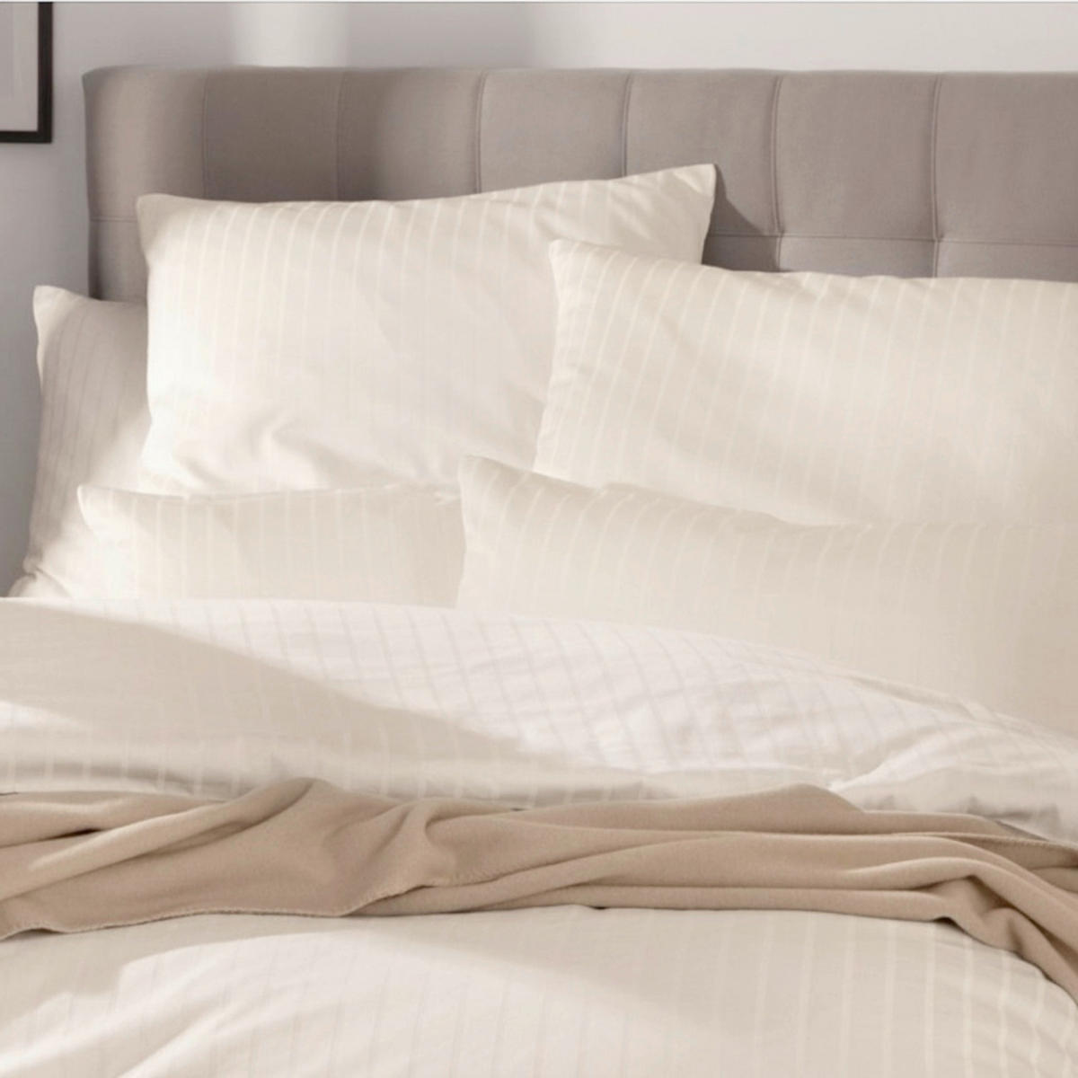 ÁGYNEMŰHUZAT-GARNITÚRA 140/200 cm  - ekrü, Basics, textil (140/200cm) - Margaret G.