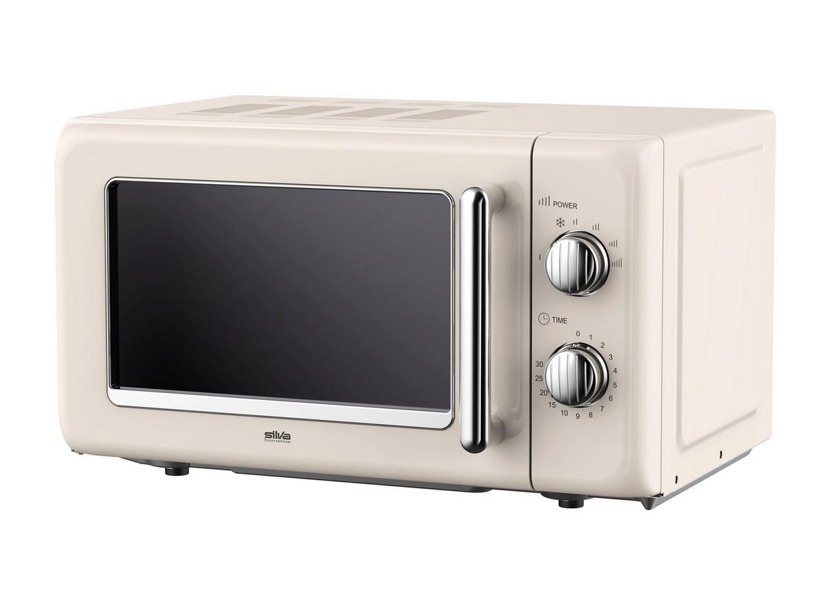 MIKROWELLE MW-R 25.3 BEIGE  - Beige, Trend, Metall (45,2/26,2/36cm)