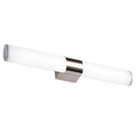 LED-WANDLEUCHTE 40/10/15 cm   - Silberfarben/Weiß, Basics, Metall (40/10/15cm)