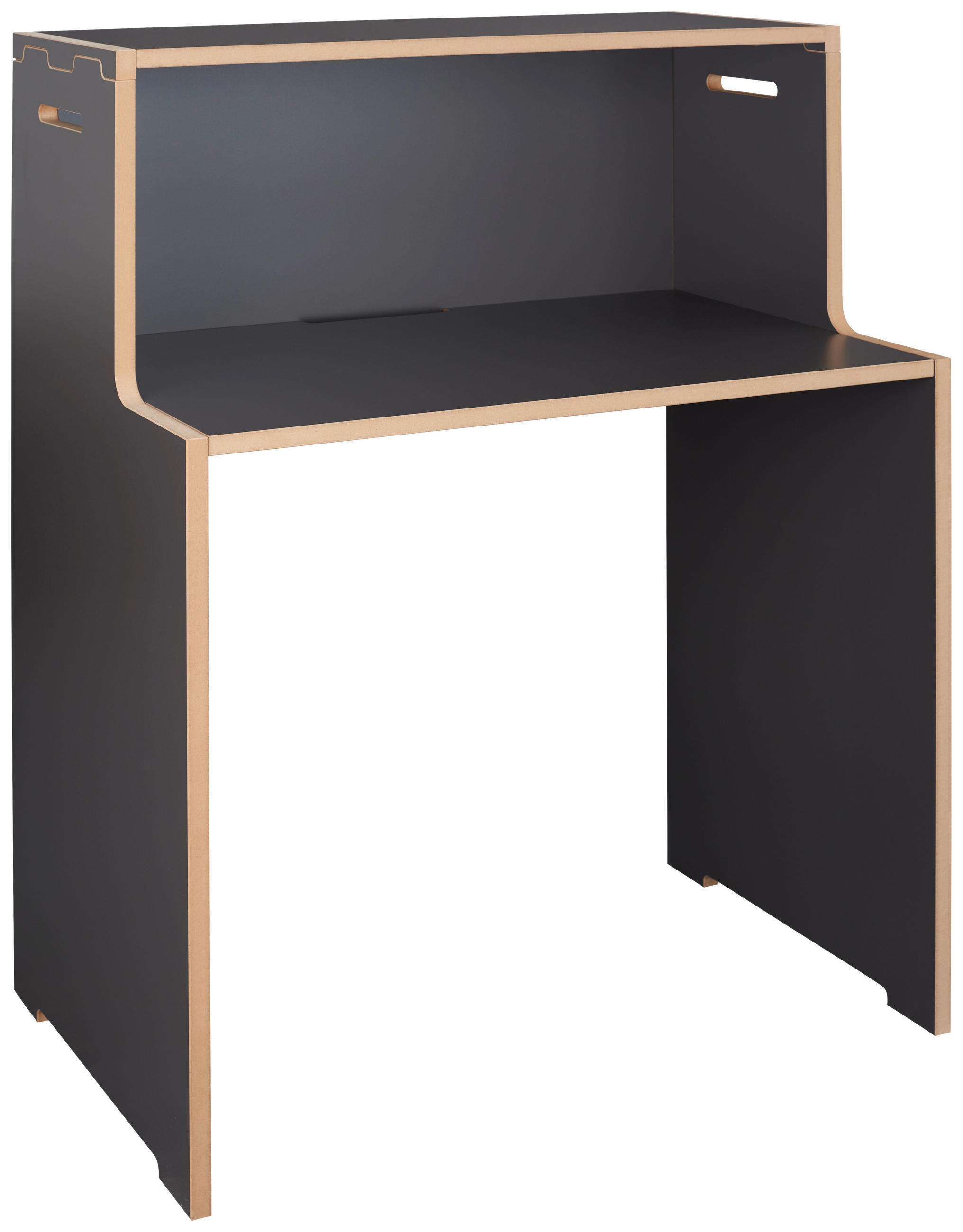 Tojo Schreibtisch Anthrazit, Buche 50x110x76 cm