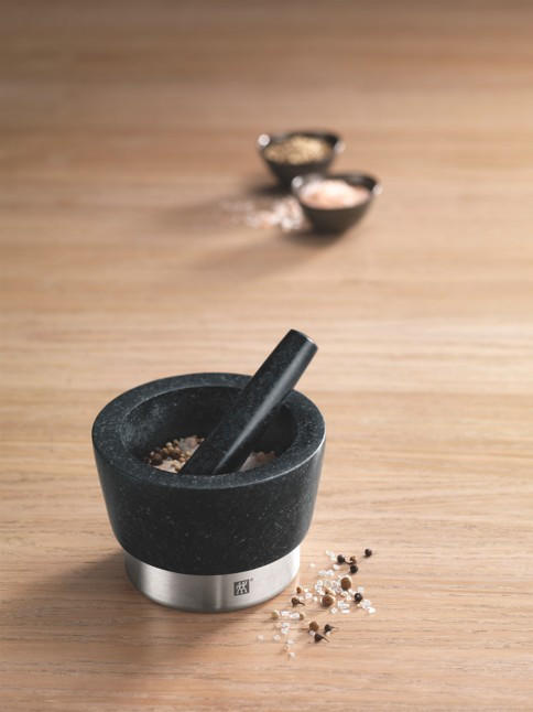 MÖRSERSET ZWILLING SPICES  - Schwarz, Basics, Stein - Zwilling