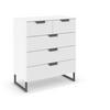 KOMMODE  in 80/81/42 cm  - Dunkelgrau/Weiß, Design, Holzwerkstoff/Metall (80/81/42cm) - Carryhome
