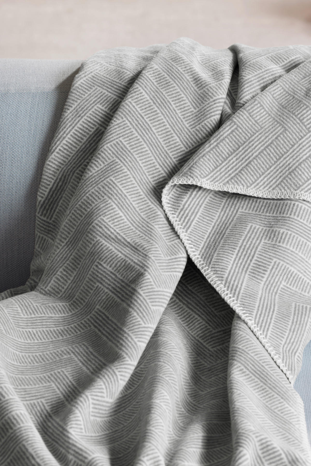 TAKARÓ 150/200 cm  - világosszürke, Basics, textil (150/200cm) - Novel