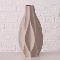 VASE  - Weiss, Basics, Keramik (16/30cm) - Ambia Home