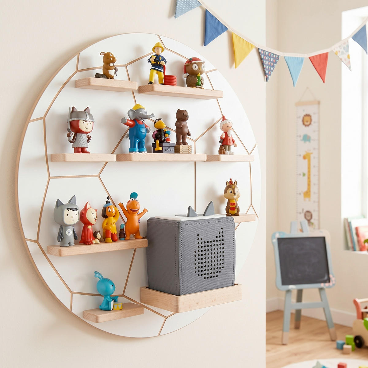 KINDERREGAL  - Weiss, Modern, Holzwerkstoff (50/50/19cm) - Livetastic