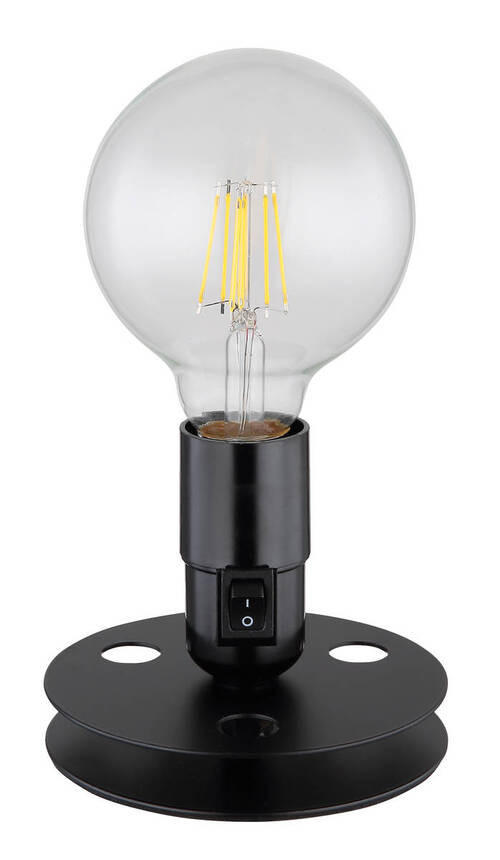 BORDSLAMPA 12/9 cm   - svart, Klassisk, metall (12/9cm) - Globo