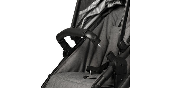 KINDERWAGENSET Korfu  - Dunkelgrau/Schwarz, Basics, Kunststoff/Textil - My Baby Lou