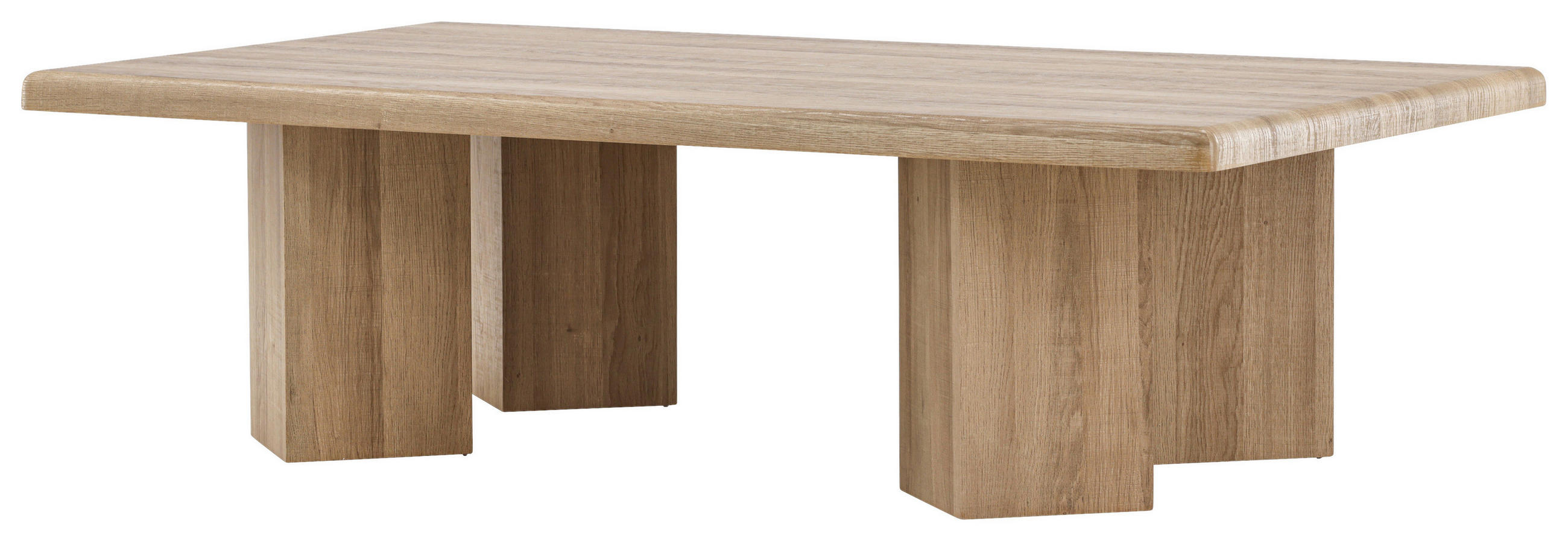 COUCHTISCH Pappel furniert 140/80/40 cm quadratisch Hellbraun  - Hellbraun, Design, Holz (140/80/40cm) - Livetastic