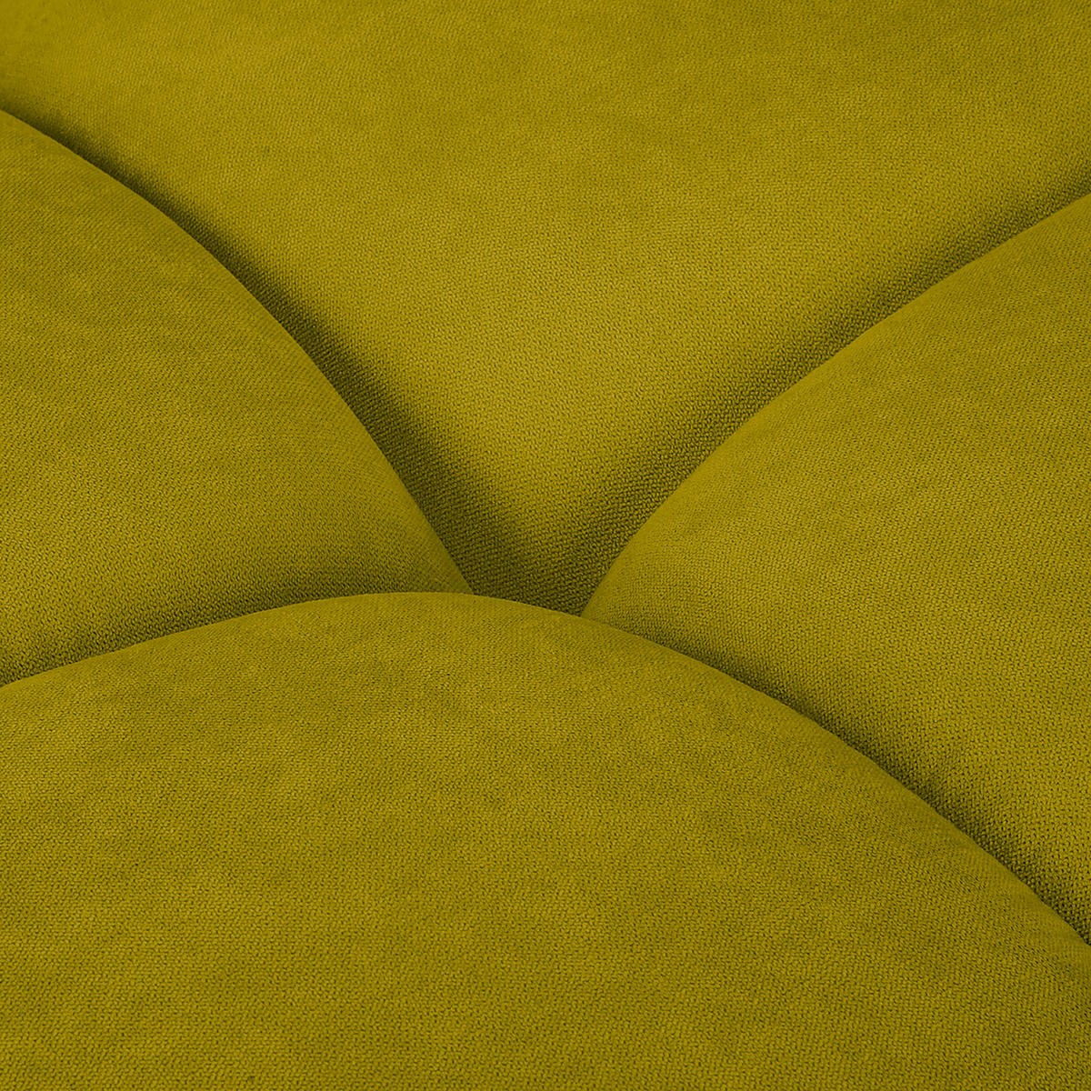 ECKSOFA in Mikrofaser Grün  - Silberfarben/Grün, Design, Textil/Metall (256/175cm) - Livetastic