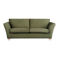 3-SITS SOFFA i manchester grön  - grön/naturfärgad, trä/textil (216/70-85/95cm) - MID.YOU