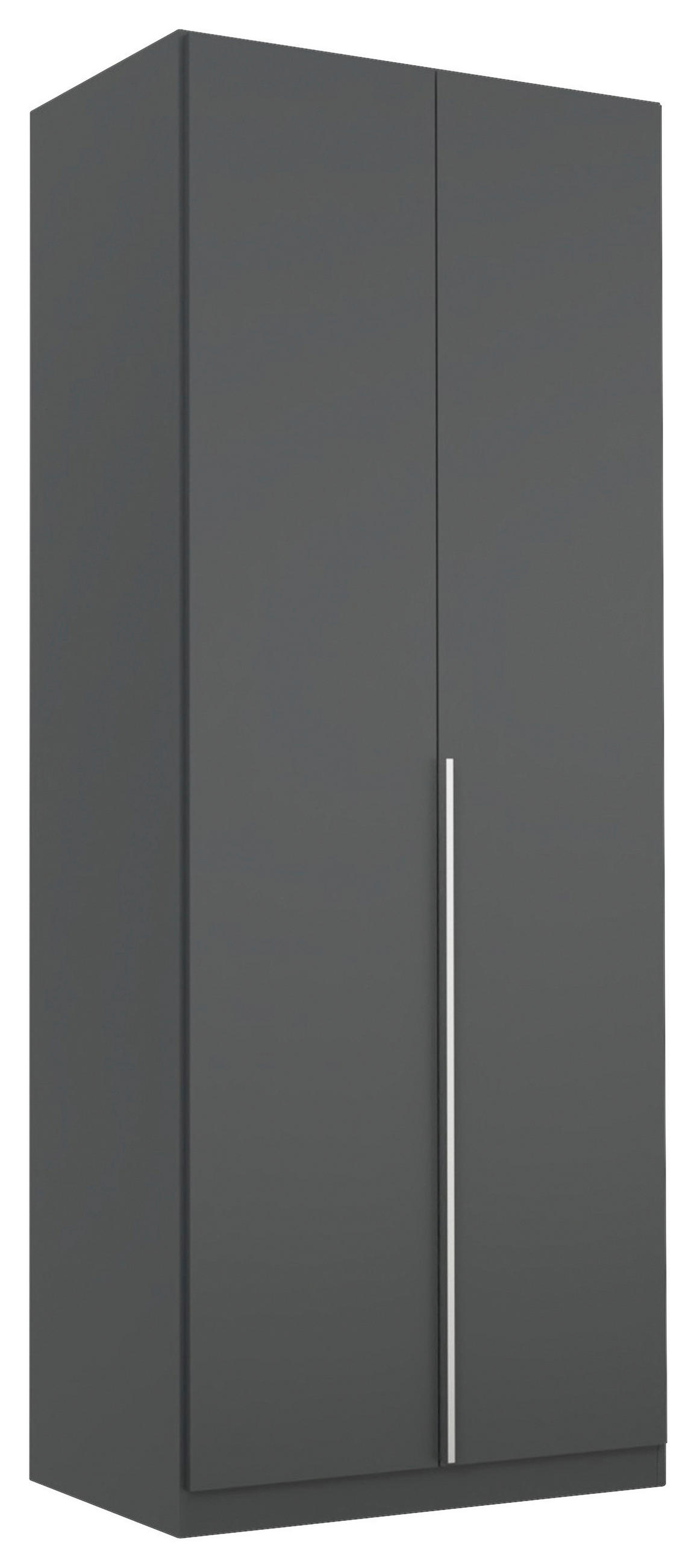DREHTÜRENSCHRANK in Grau  - Alufarben/Grau, Modern, Holzwerkstoff (91/229/54cm) - Rauch Möbel