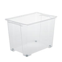 BOX 58,3/39,2/41 cm  - Transparent, Basics, Kunststoff (58,3/39,2/41cm) - Rotho