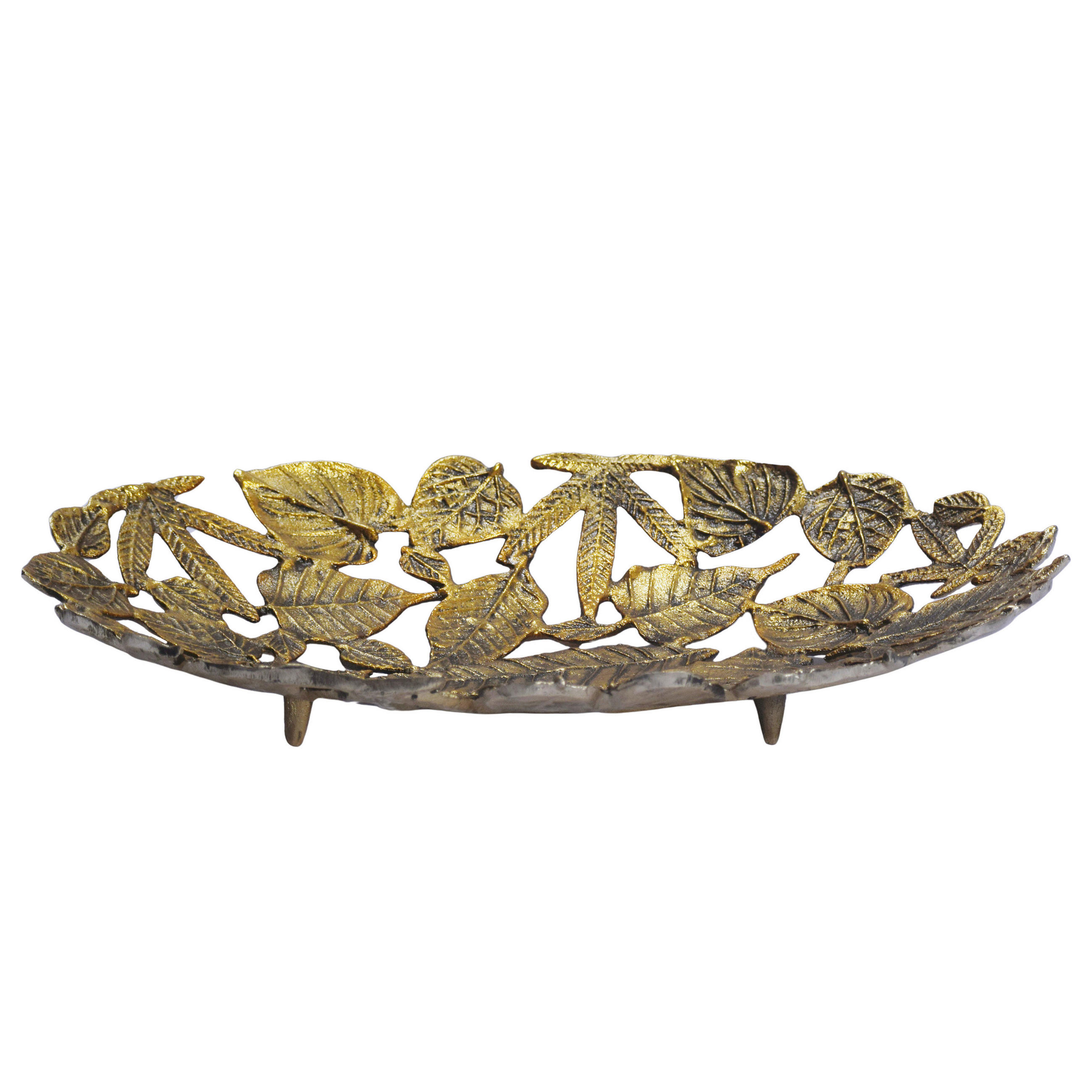 Livetastic Dekoschale Gold 49x8x31 cm