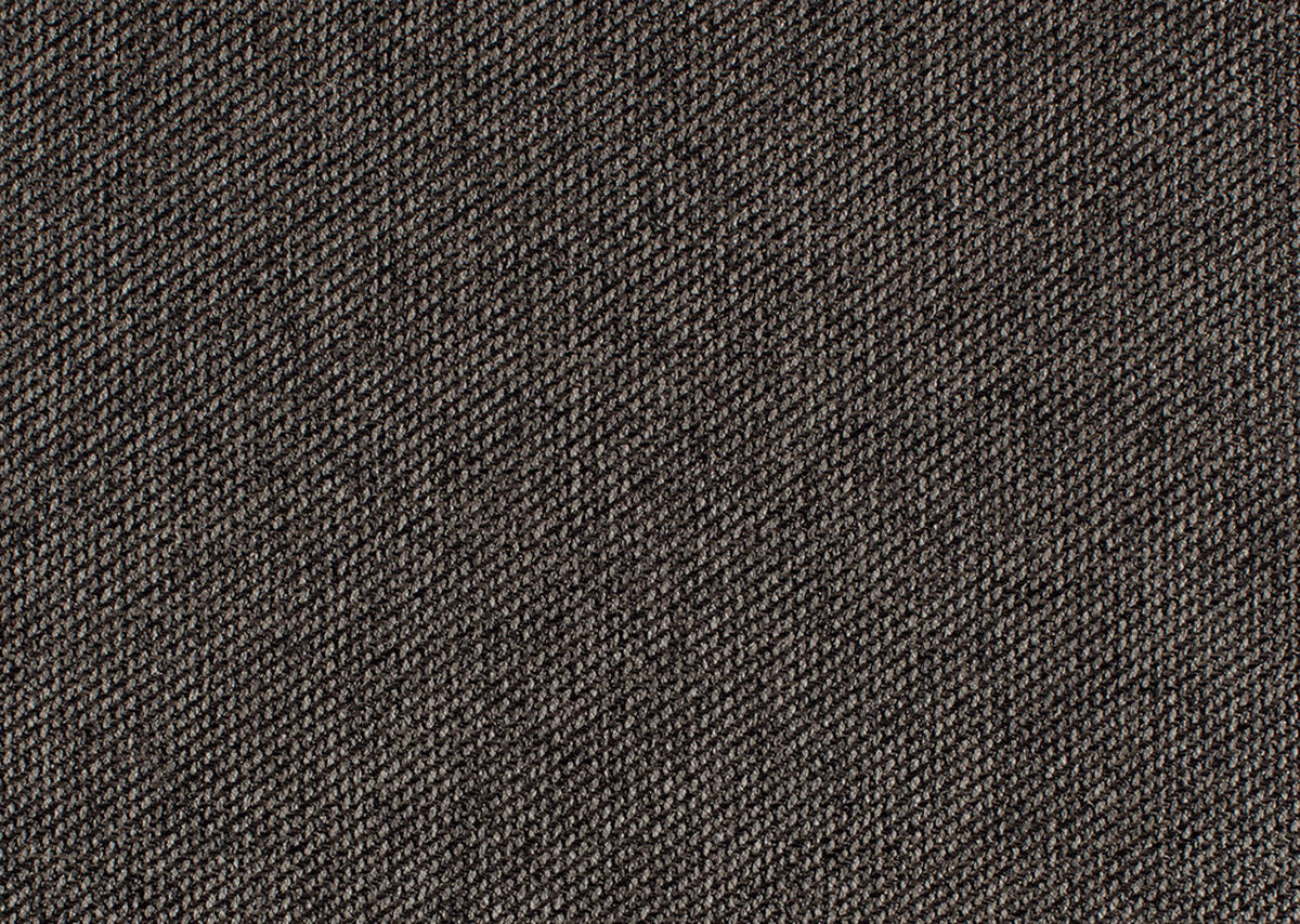 BOXSPRINGSOFA  mit Stoffauswahl Webstoff Dunkelbraun  - Dunkelbraun/Schwarz, Design, Textil/Metall (202/93/100cm) - Novel