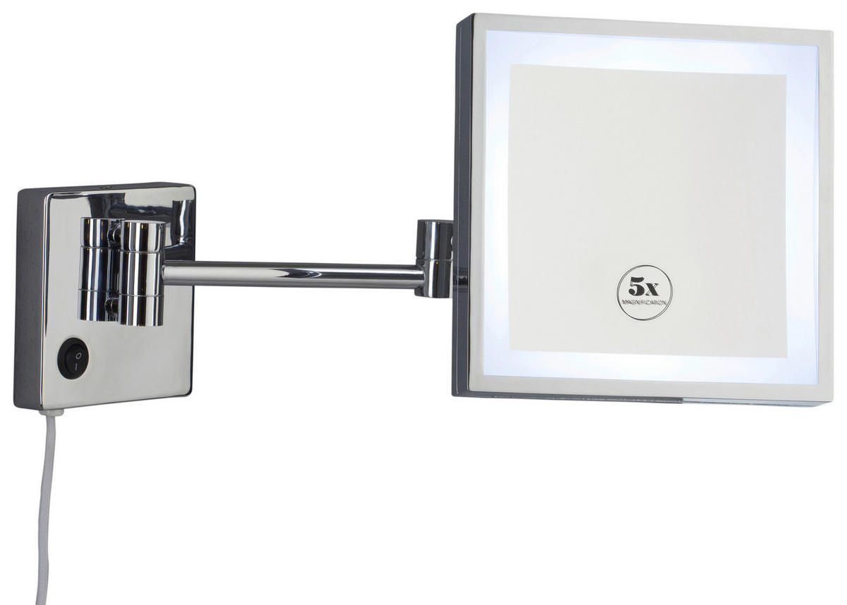 SCHMINKSPIEGEL Chromfarben  - Chromfarben, Basics, Glas/Metall (20/20/10cm)