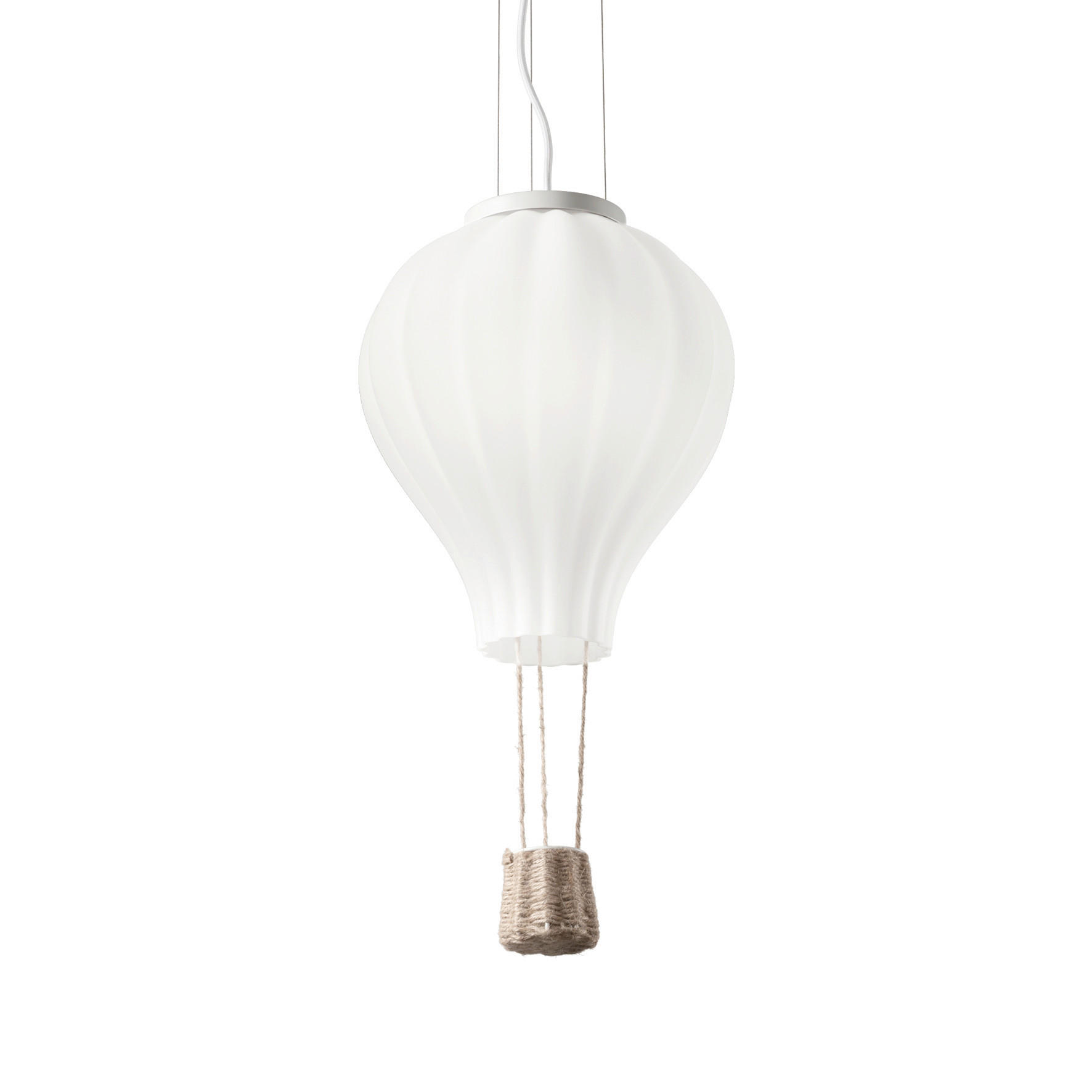 Ideal Lux Kinderhängeleuchte Dream Big Sp1 Weiß 78-170 cm